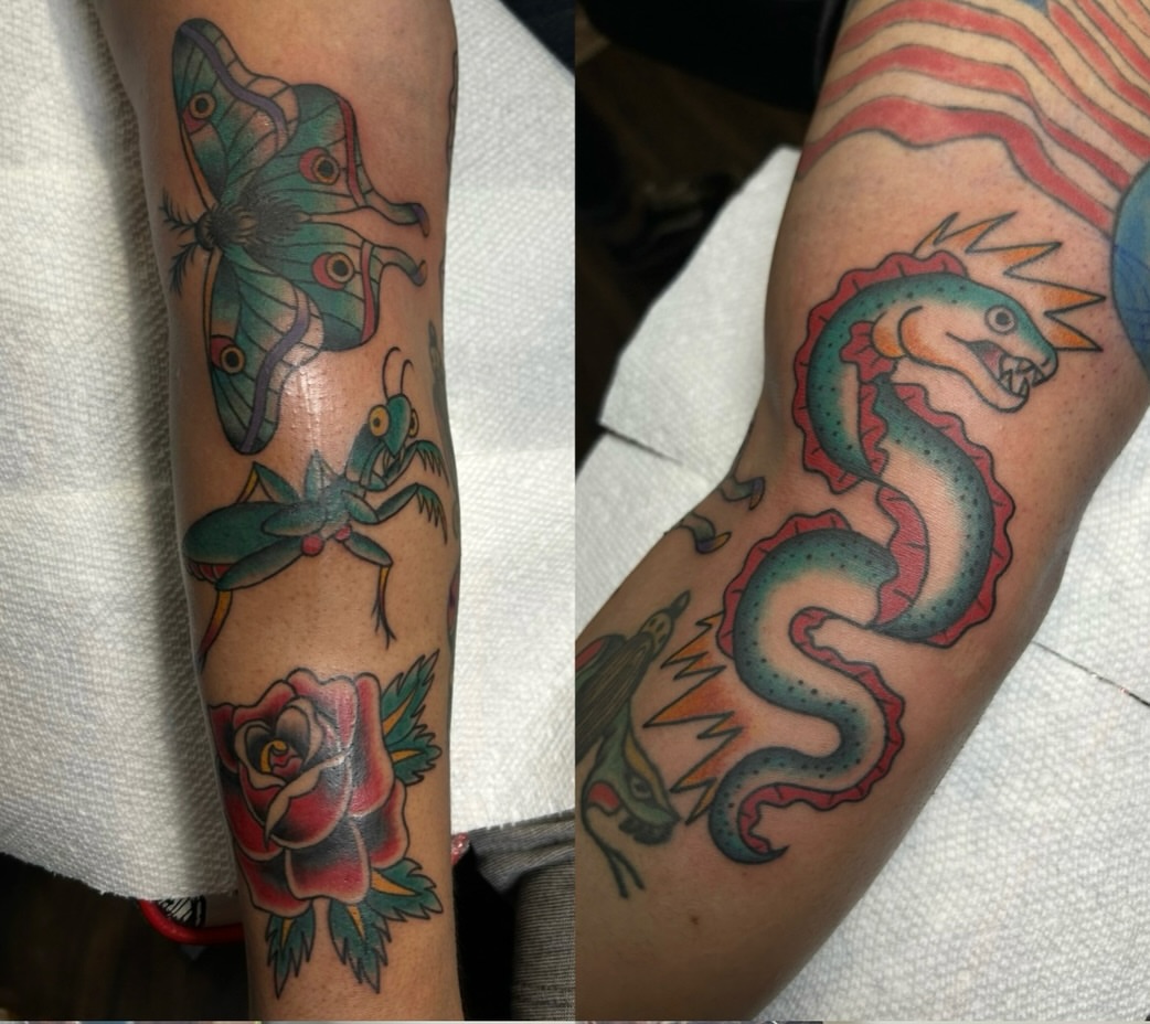 Tattoo by @umbra.capra.tatts — american_traditional, neo_traditional