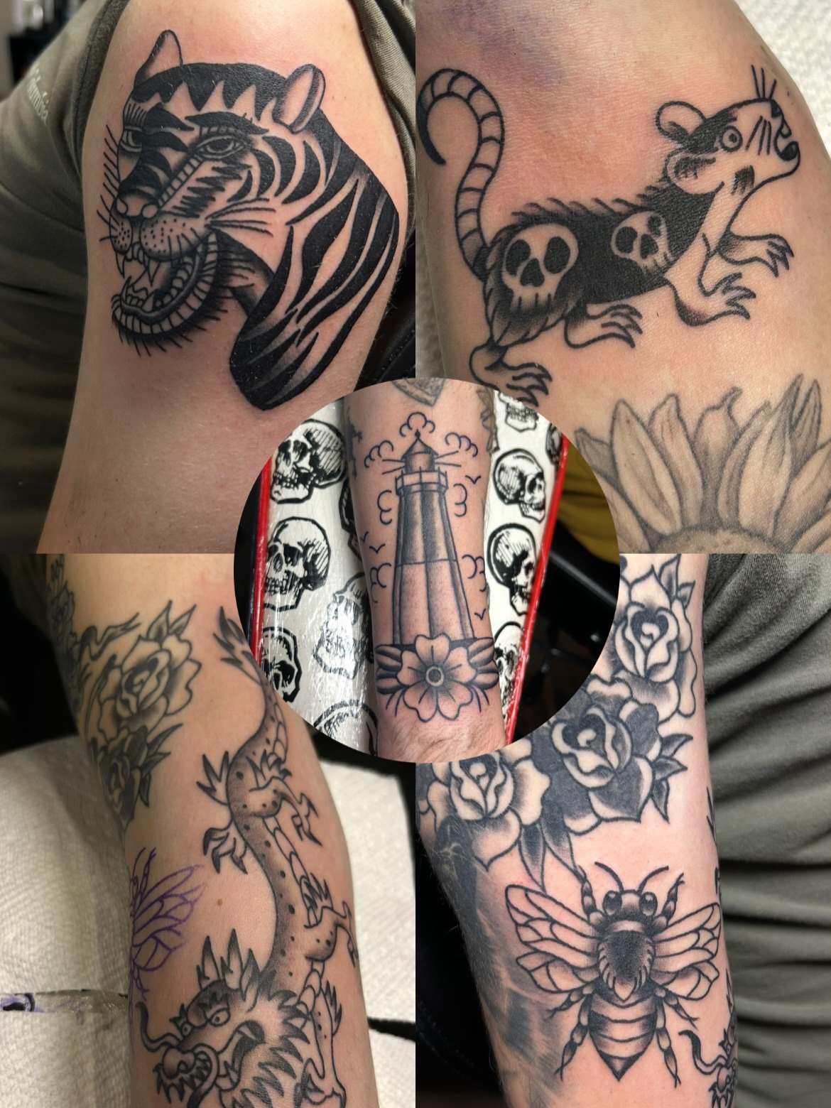 Tattoo by @umbra.capra.tatts — american_traditional, black_and_grey