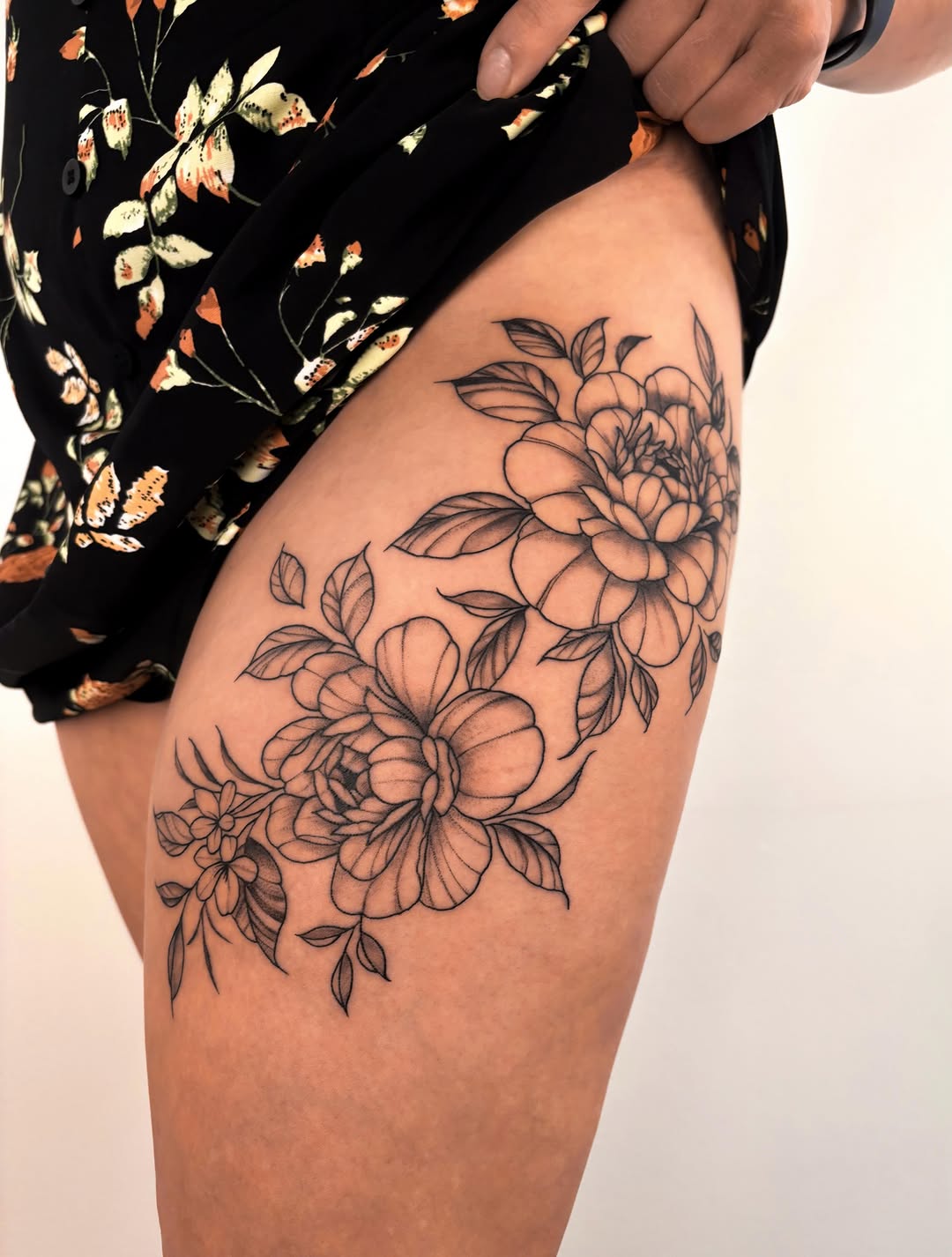 Tattoo by @profound.desires — fine_line, black_and_grey