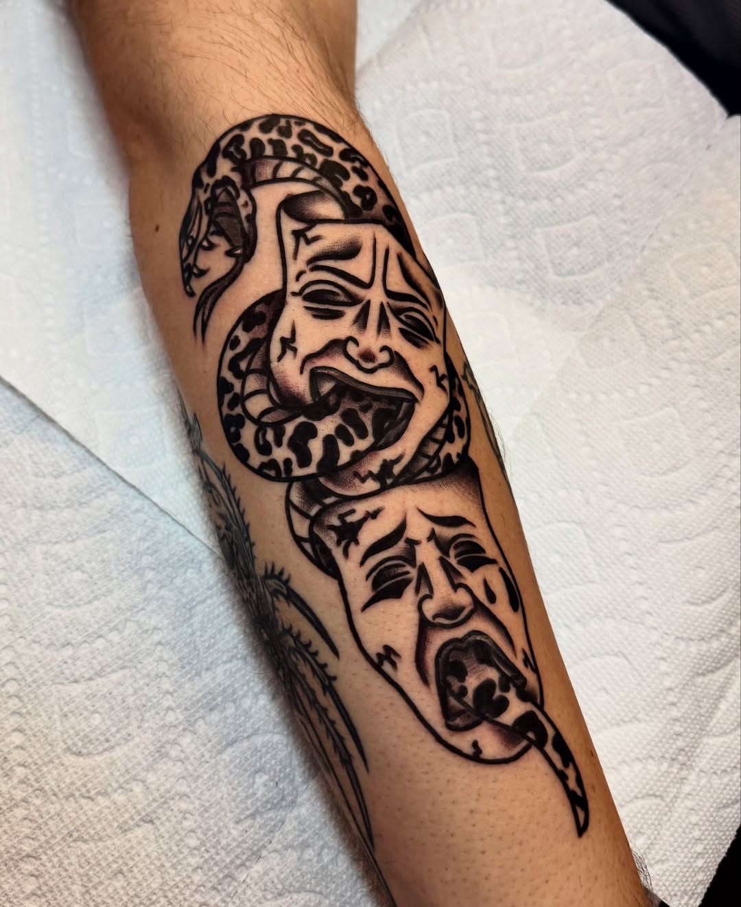 Tattoo by @sodablob — black_and_grey, realism