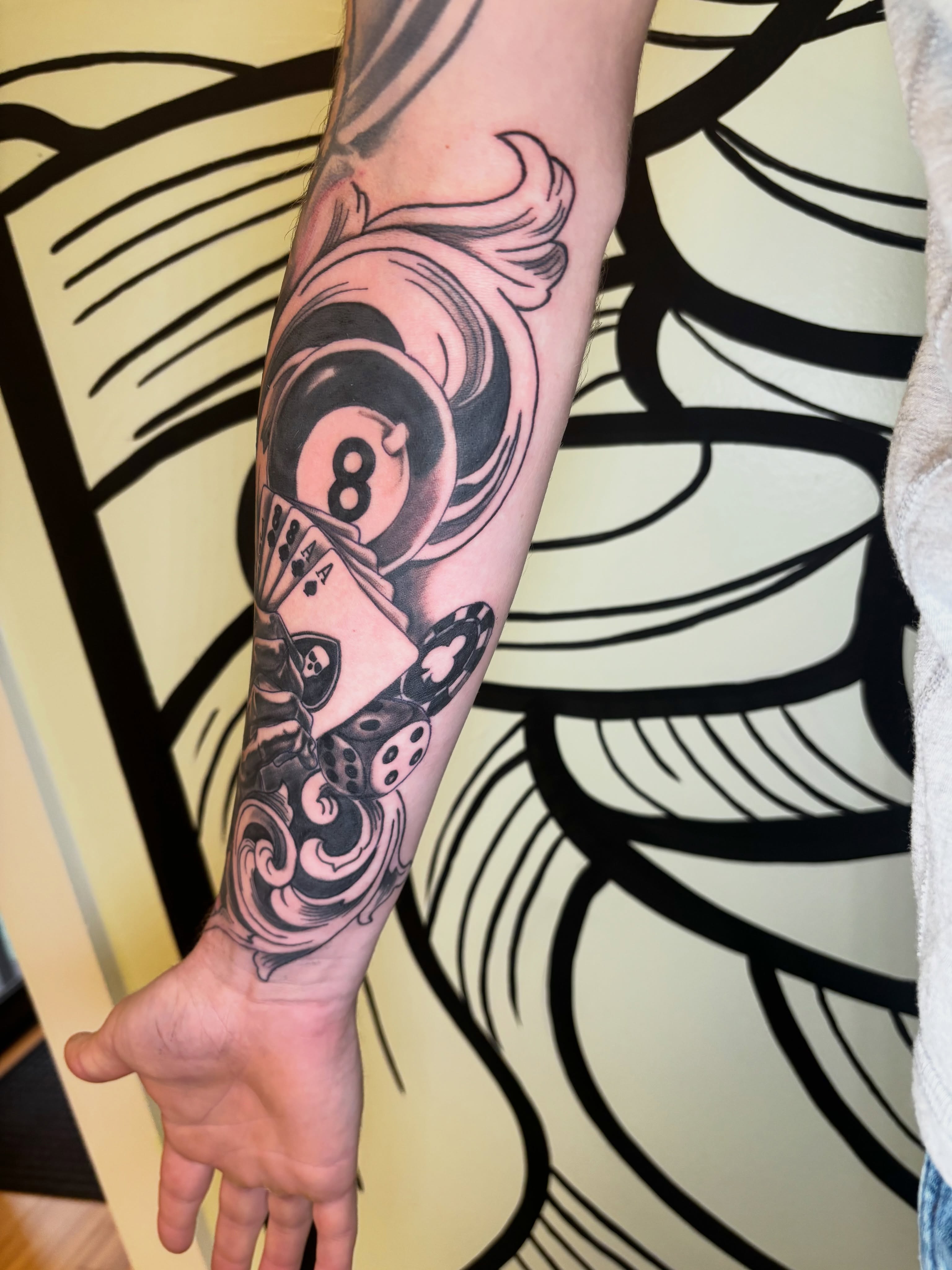 Tattoo by @_fergie_ferg — black_and_grey