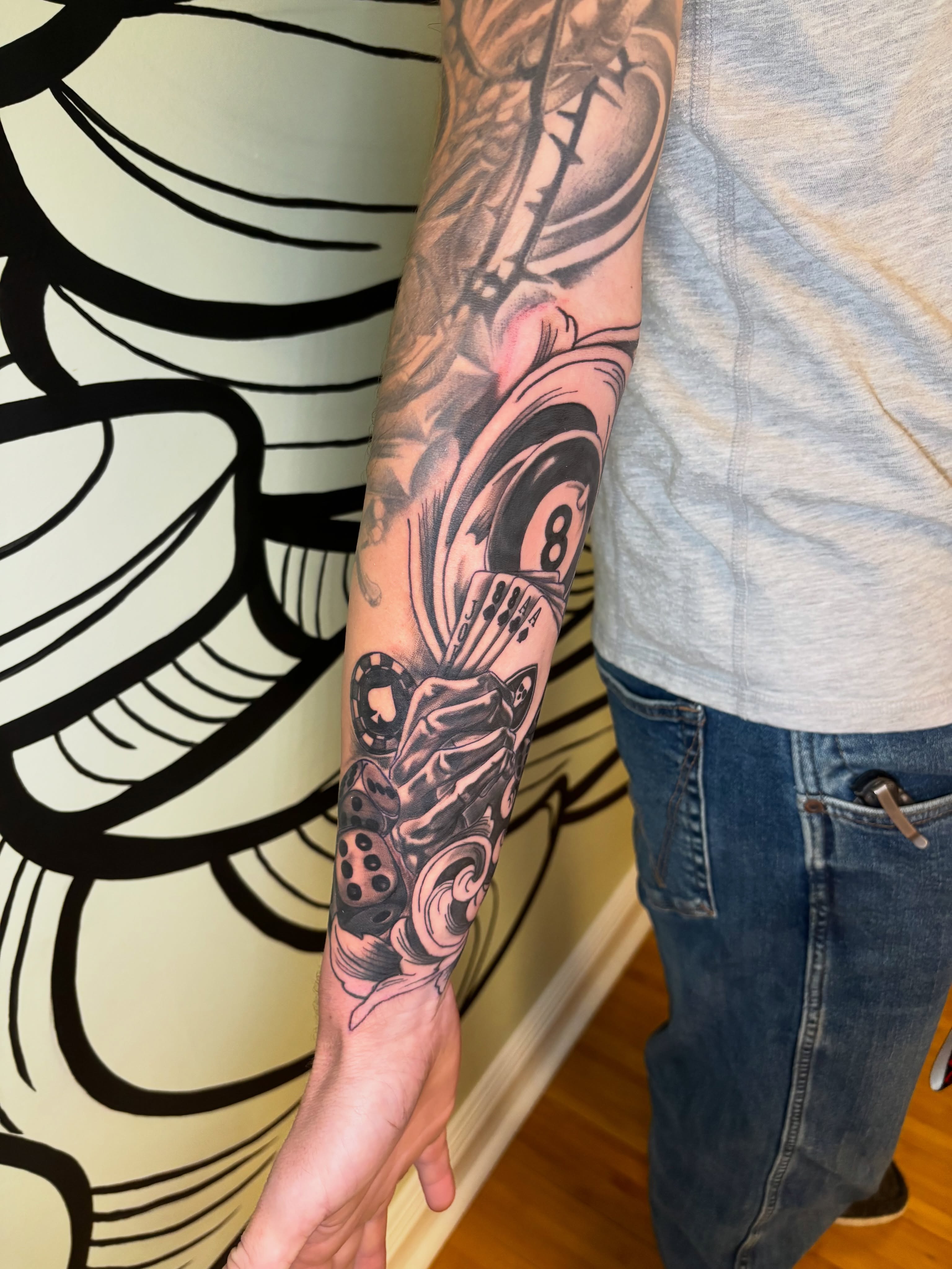 Tattoo by @_fergie_ferg — black_and_grey