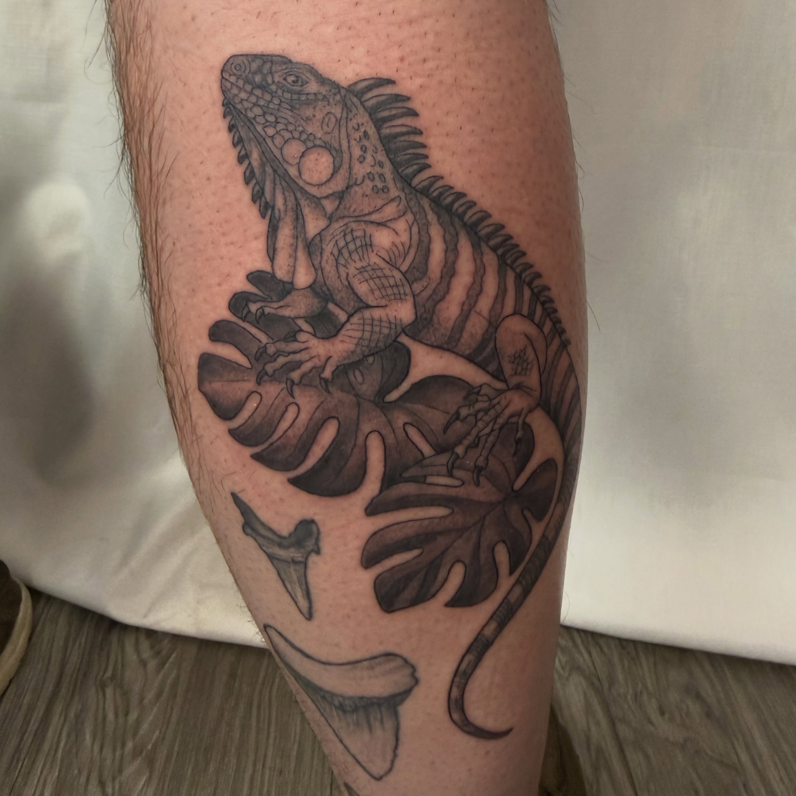 Tattoo by @sharonhealyarts — black_and_grey