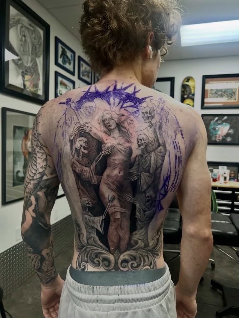 Tattoo by @noaharasmus — black_and_grey, realism