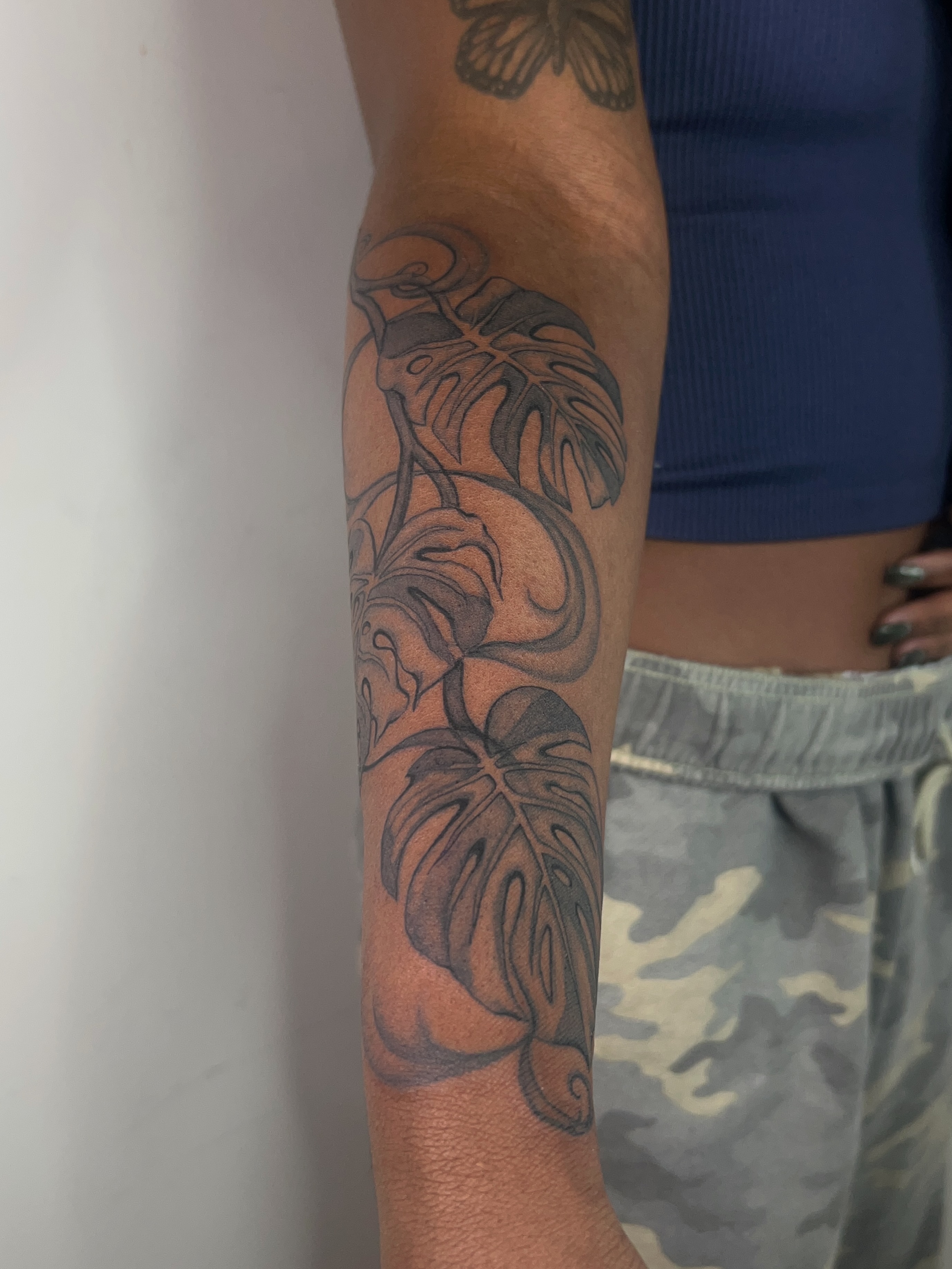 Tattoo by @pokedbyclo — black_and_grey