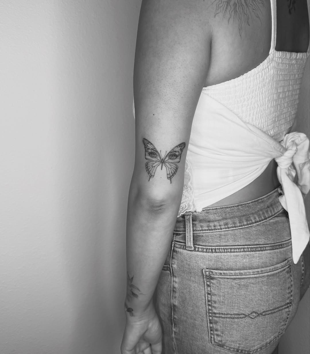 Tattoo by @ashleylorrainetattoos — fine_line, black_and_grey