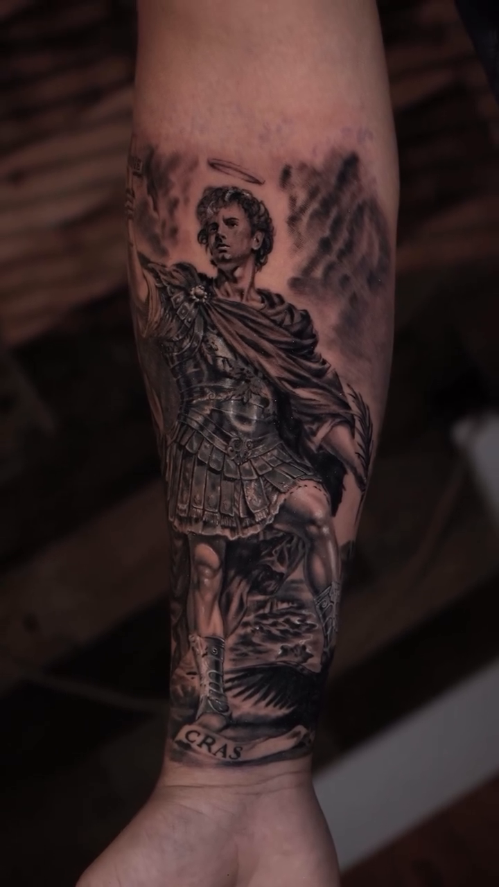 Tattoo by @davier_del_castillo — realism, black_and_grey