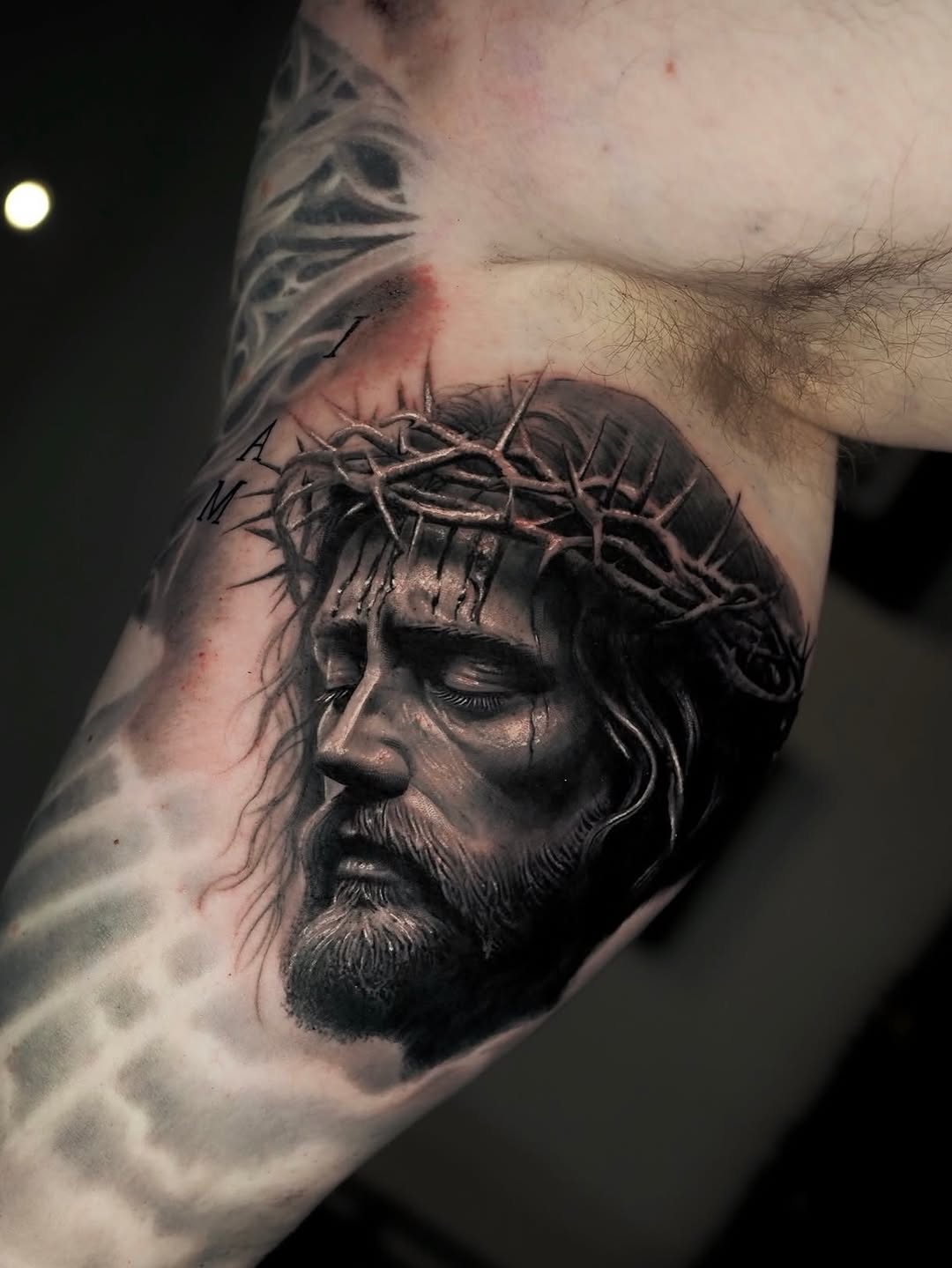 Tattoo by @anna_belle_tattoo — realism, black_and_grey