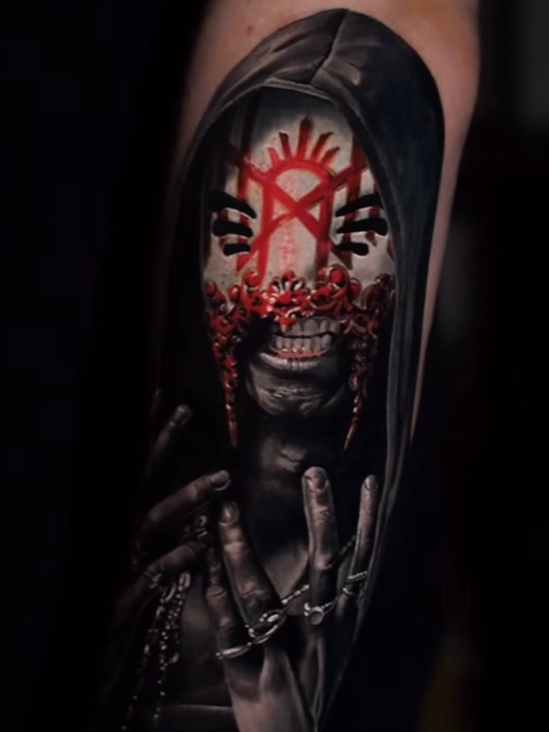 Tattoo by @anna_belle_tattoo — realism, dark_realism