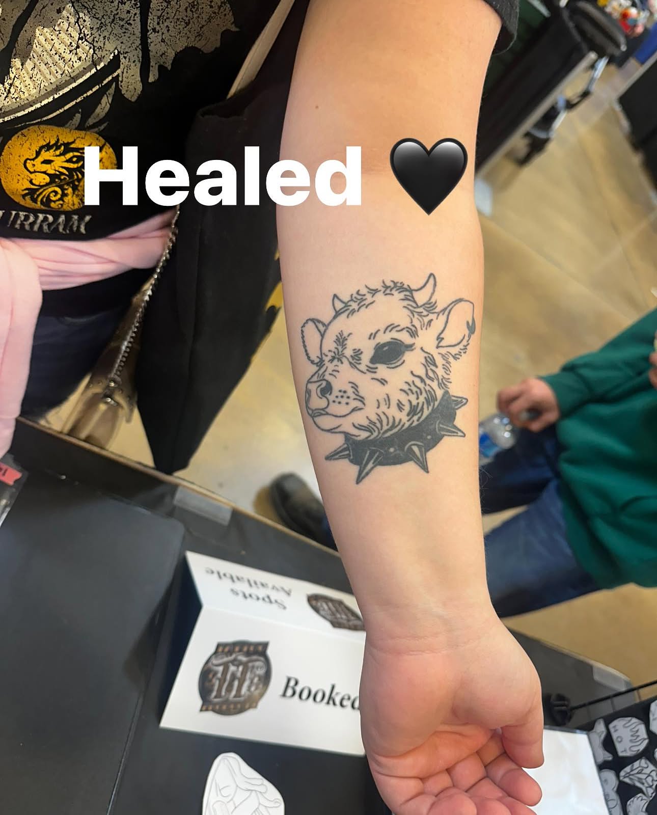 Tattoo by @kelsey_harvell14 — black_and_grey