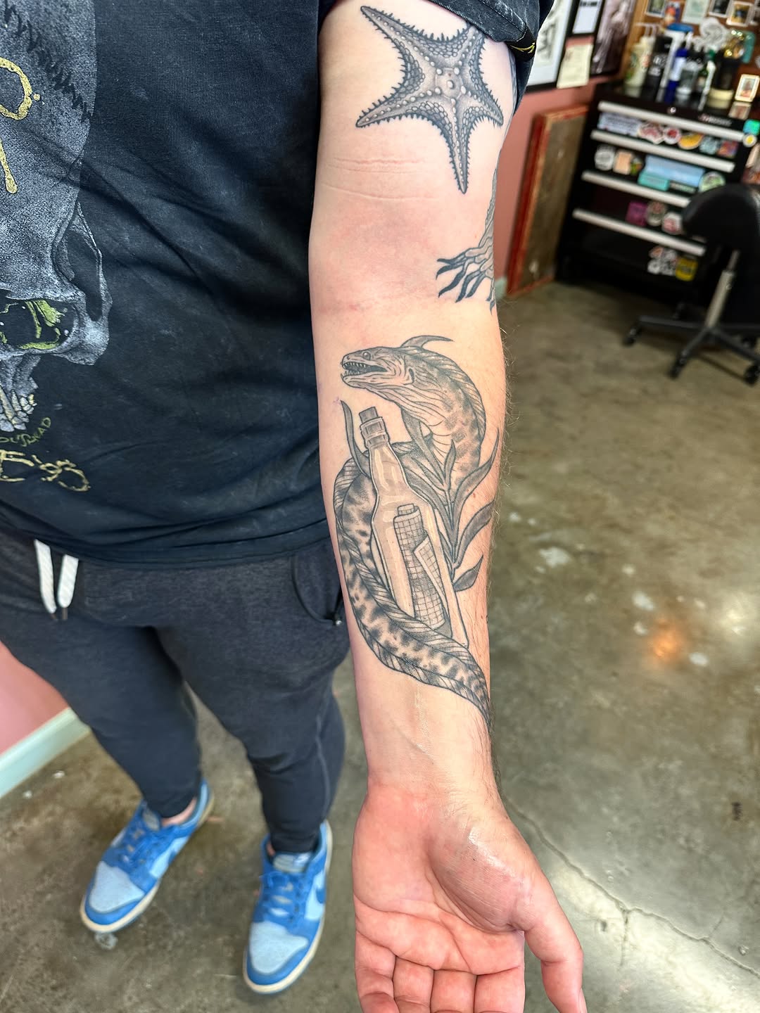 Tattoo by @beaniethemeanietattoo — black_and_grey, realism