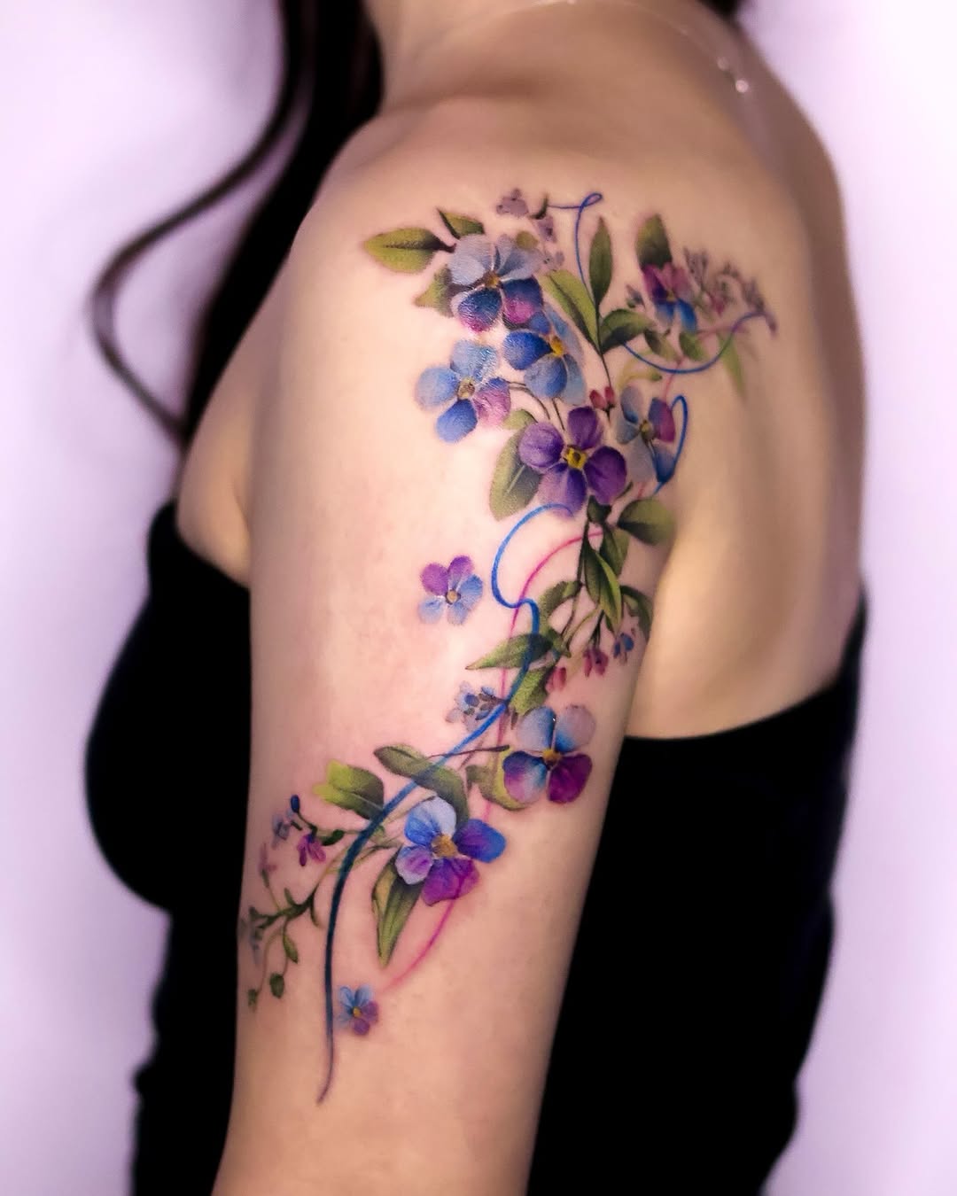 Tattoo by @kaki_tattooer — watercolor, realism