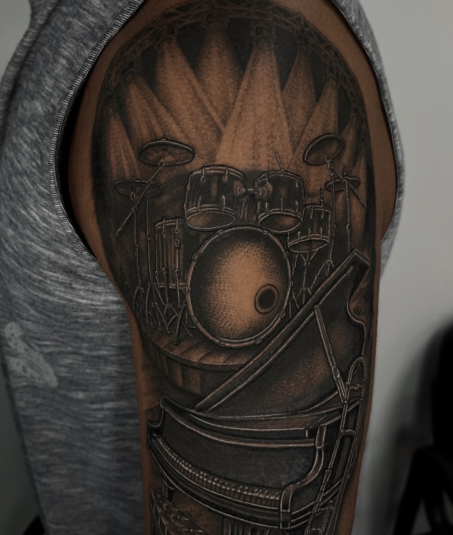 Tattoo by @tattoosbyjordanhunt — realism, black_and_grey