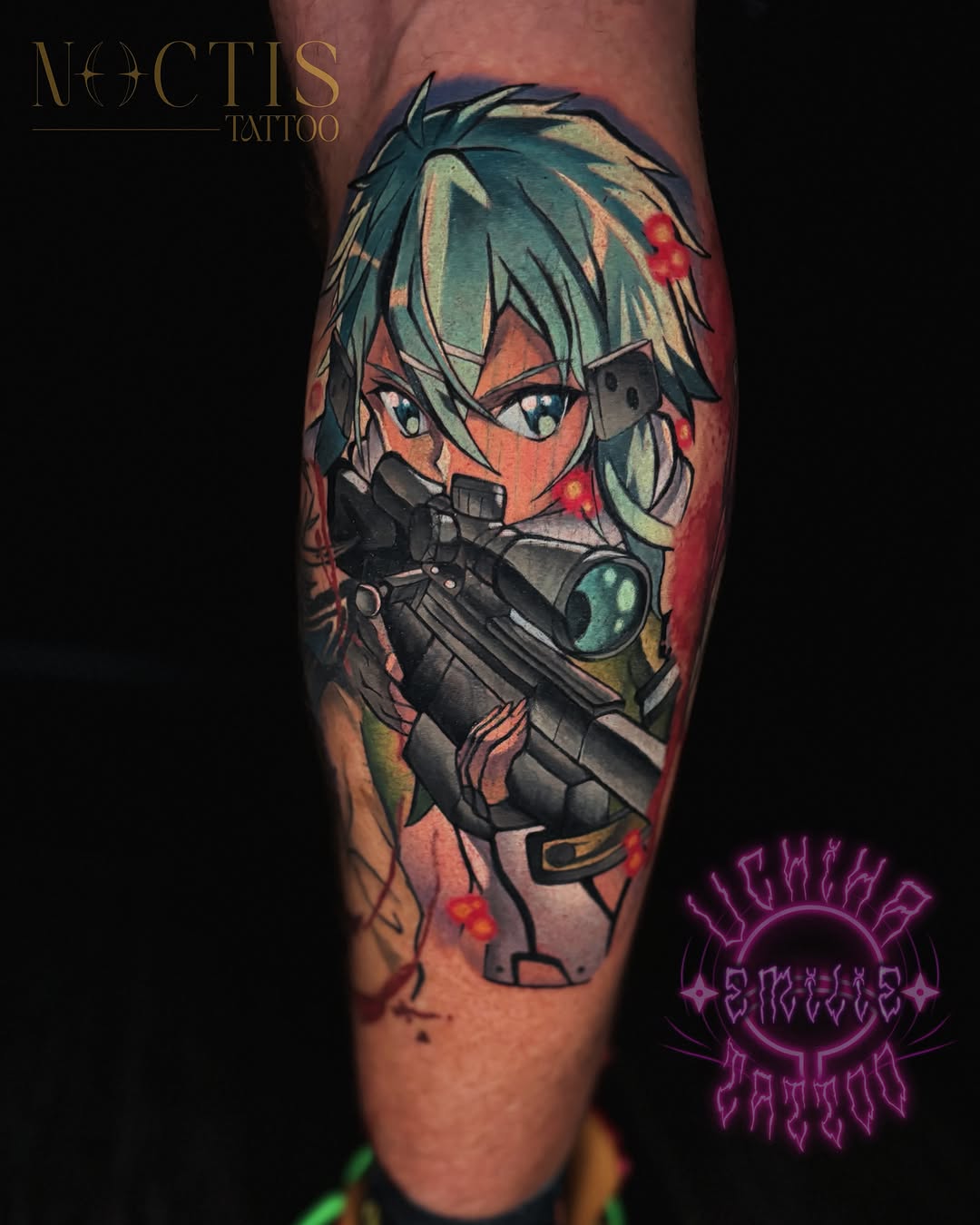 Anime character anime tattoo on the forearm by Emilie Uchiha - Anime Tattoo Artist