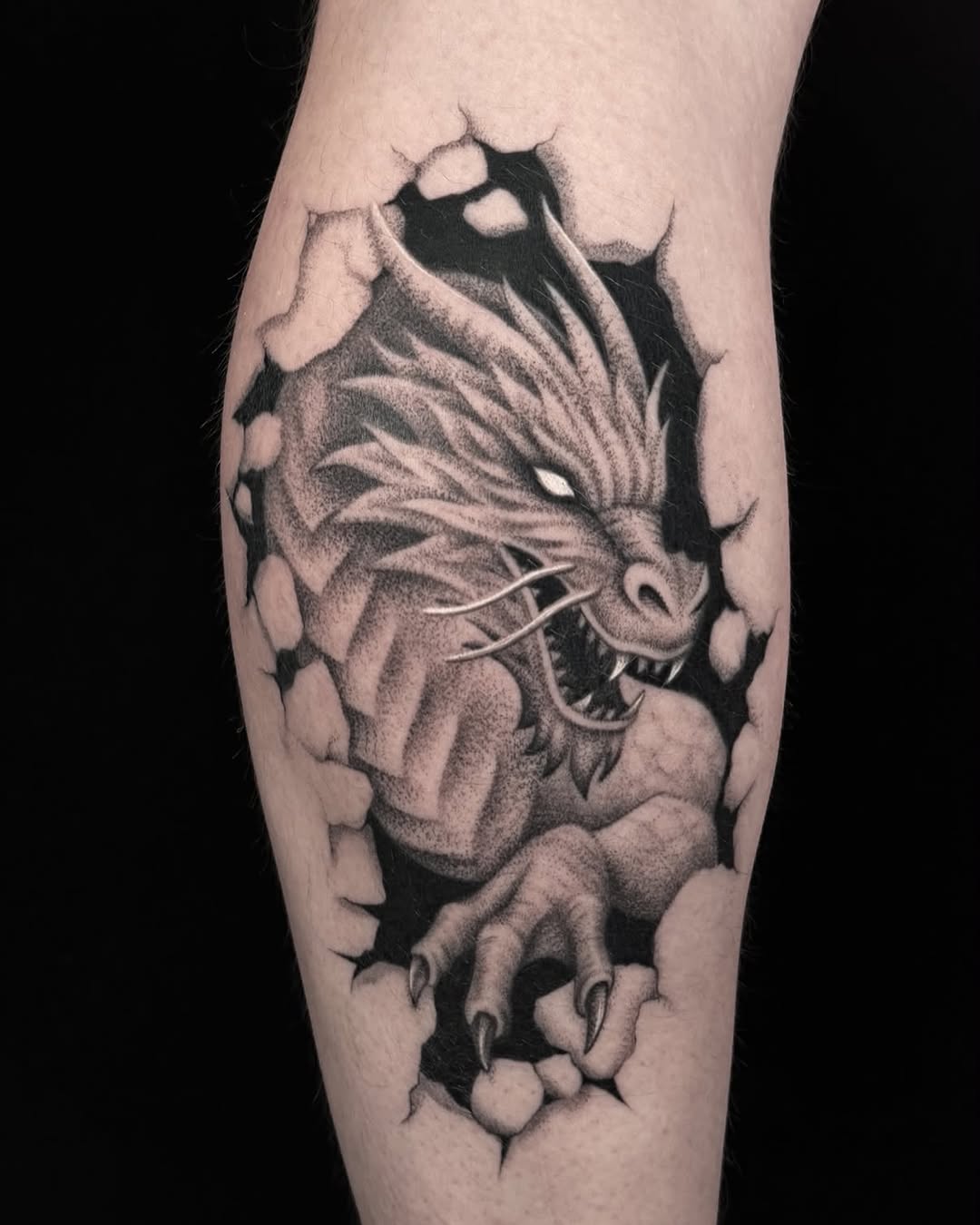 Tattoo by @fineartunbound โ dotwork, realism