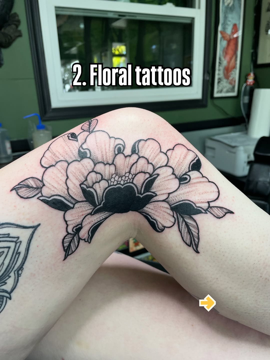 Tattoo by @chrisreedtattoos — blackwork, black_and_grey