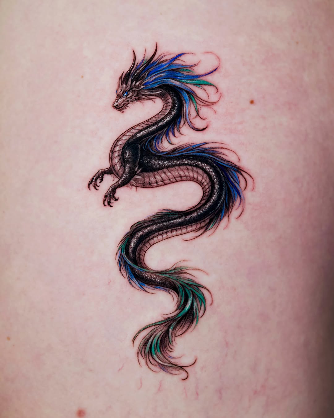 Tattoo by @tattooist_yeye — realism, black_and_grey