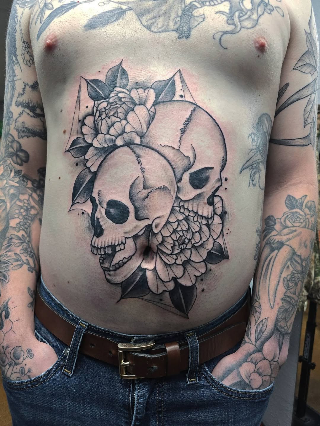 Tattoo by @jongriffintat2 — black_and_grey, realism