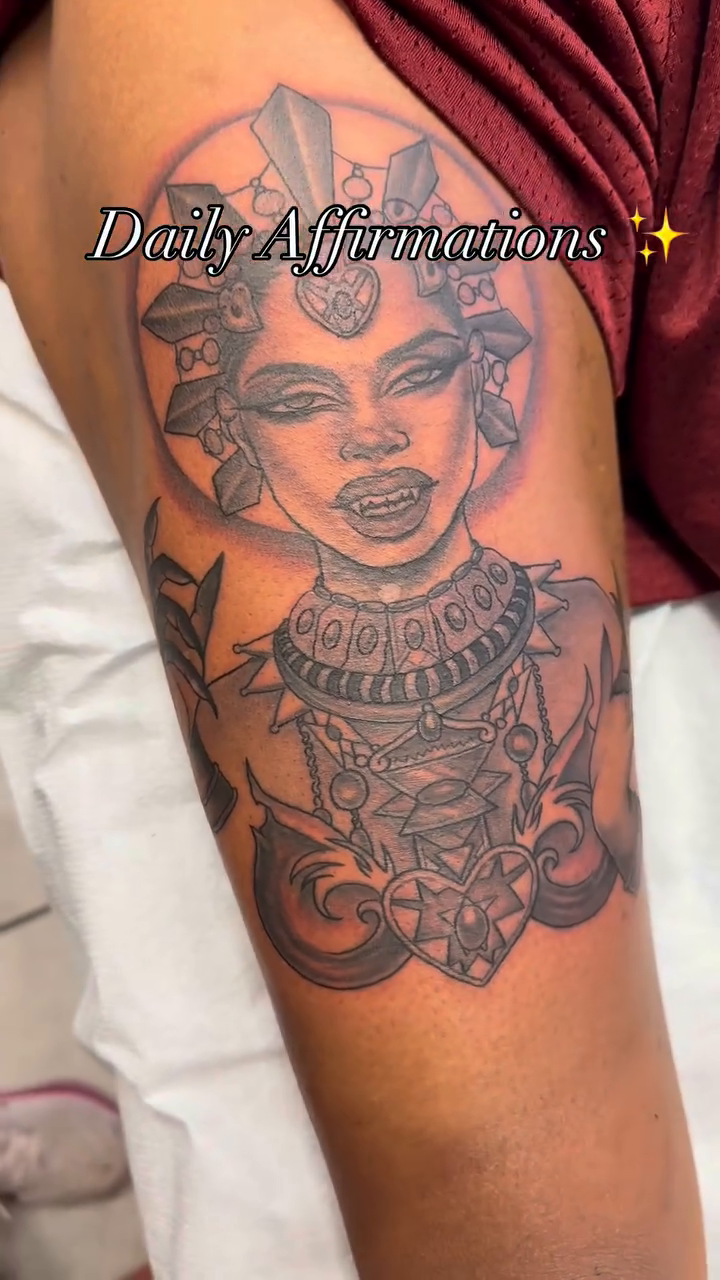 Tattoo by @mialaynetattoo — black_and_grey, realism