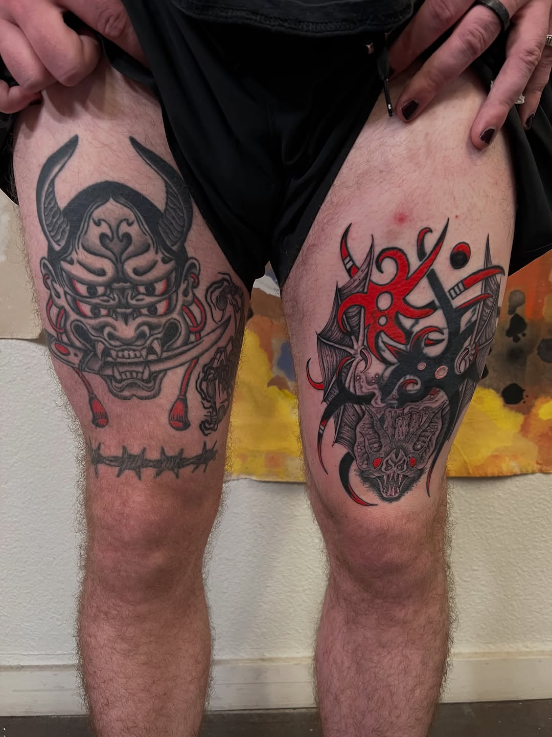 Tattoo by @maplestattoo — japanese_irezumi, black_and_grey