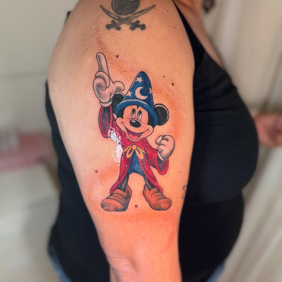 Tattoo by @faith_tat2 — new_school, anime