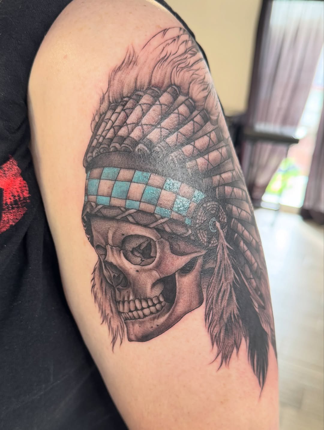 Tattoo by @red_palm_tattoo — realism, black_and_grey