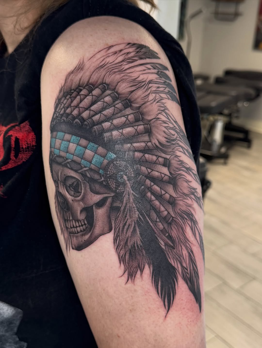 Tattoo by @red_palm_tattoo — realism, black_and_grey