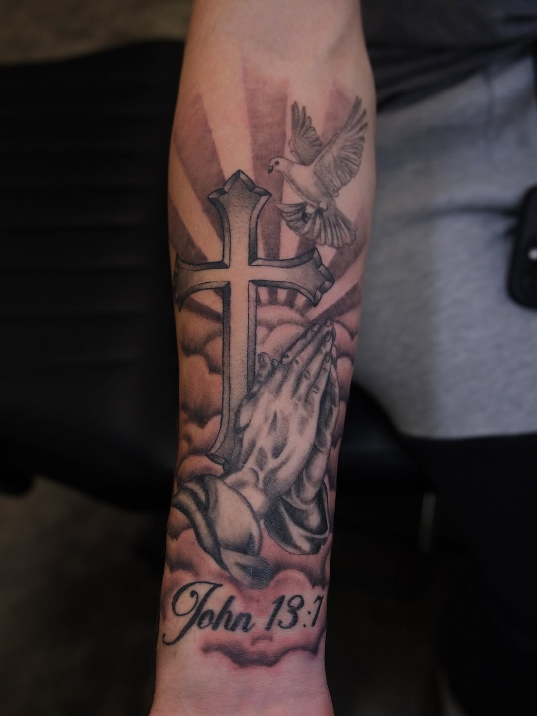 Tattoo by @kianahopetattoo — black_and_grey, realism