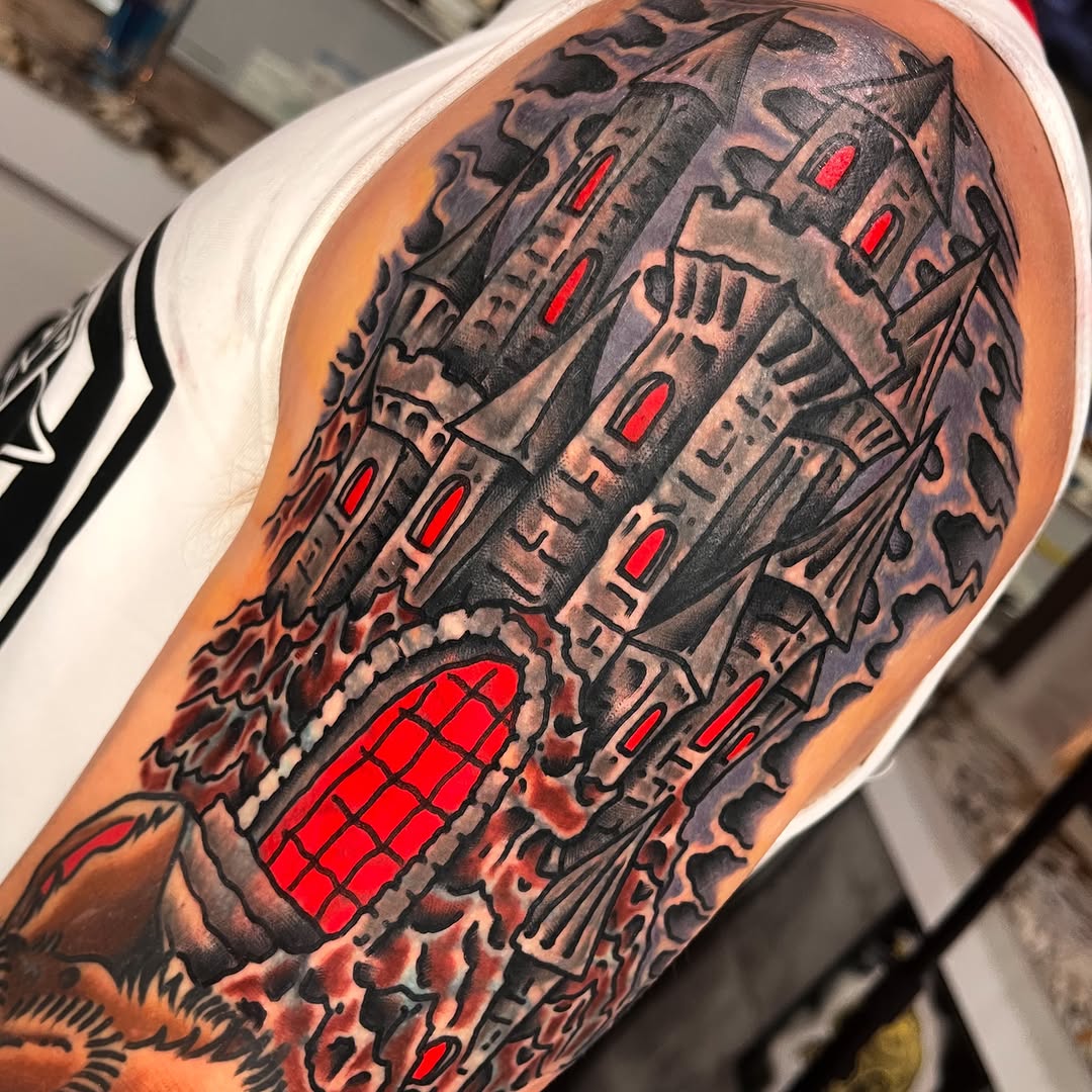 Tattoo by @slygibson — black_and_grey, realism
