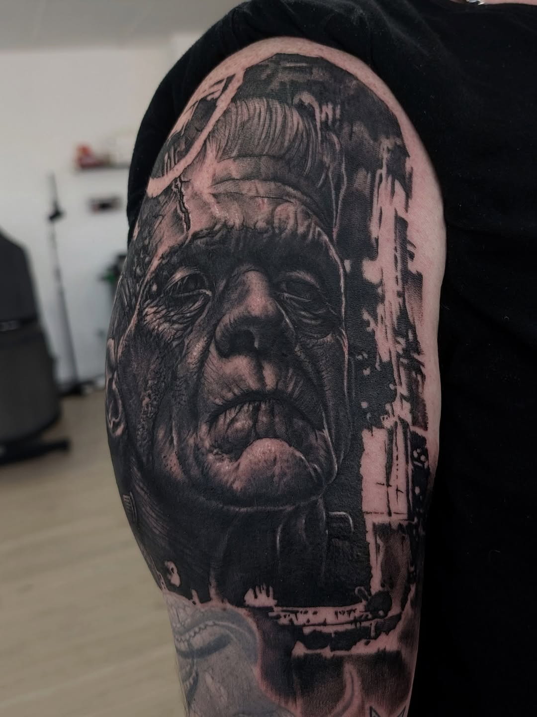 Tattoo by @alex.capatina.tattoos — realism, black_and_grey