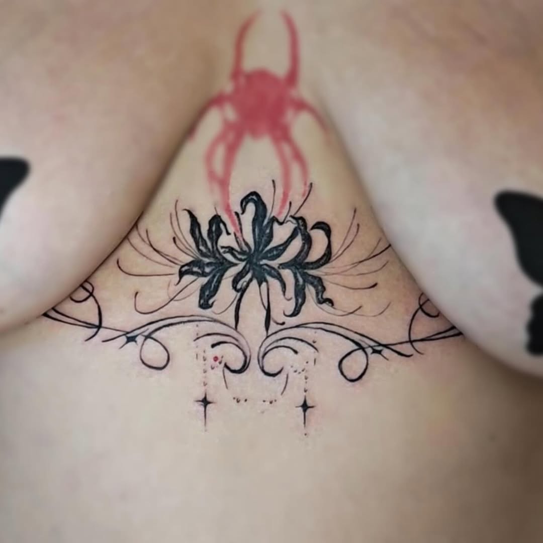 Tattoo by @sebastiana_sangre — fine_line, blackwork