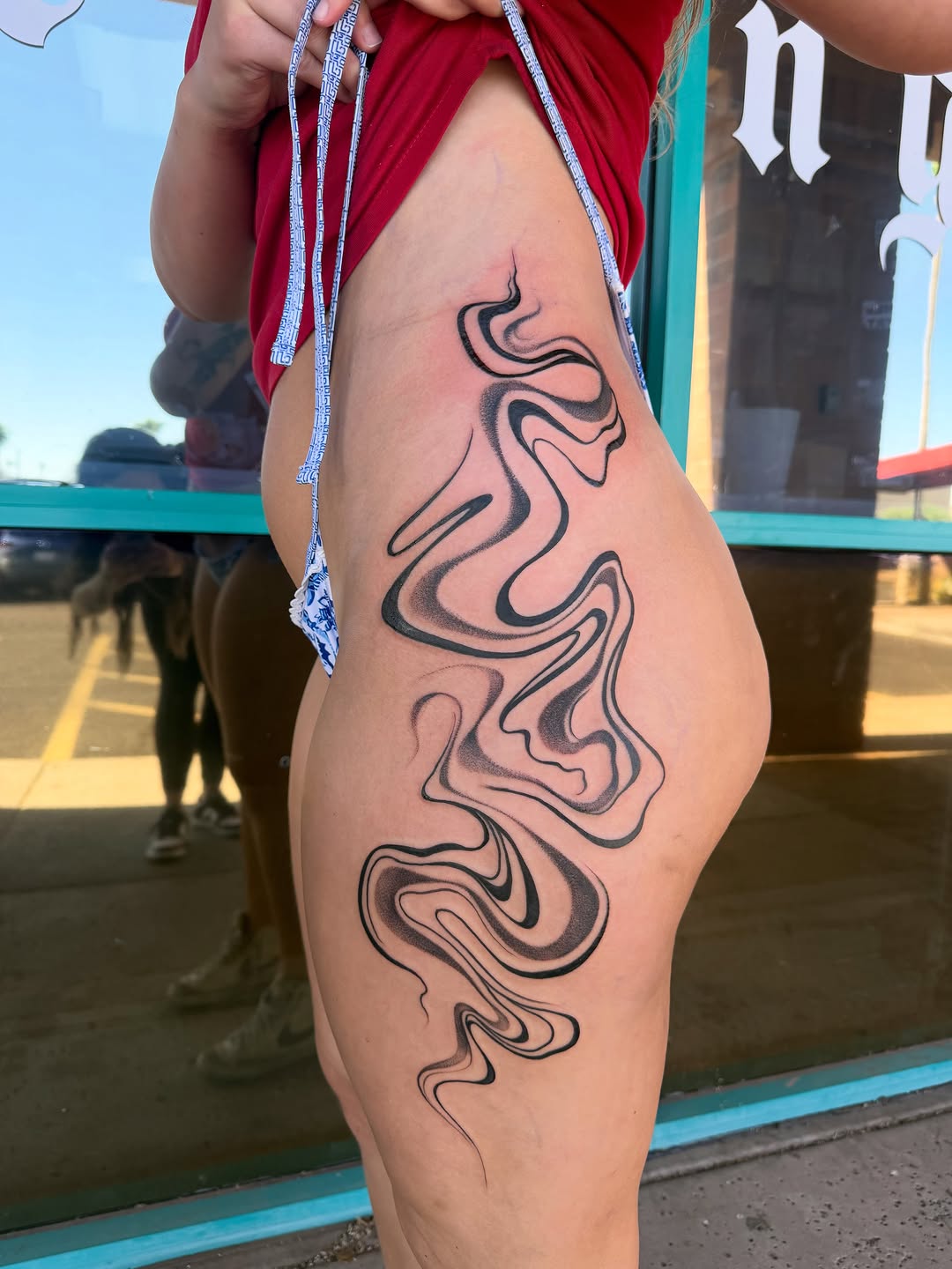 Tattoo by @kennastattys — black_and_grey, ornamental