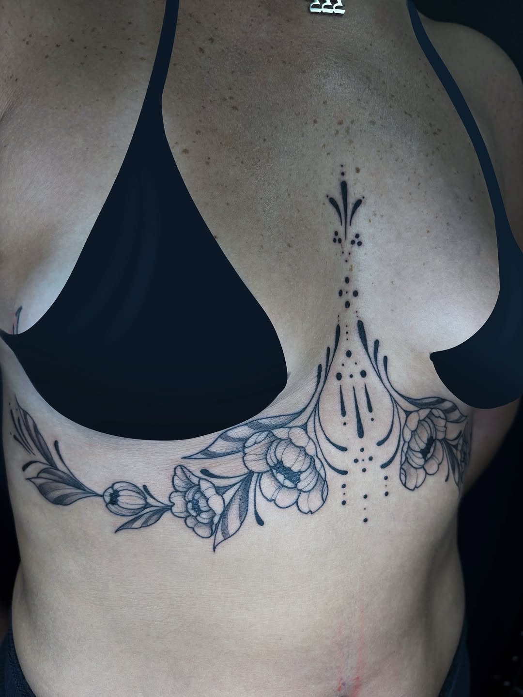 Tattoo by @harmonytattoo_ — fine_line, black_and_grey