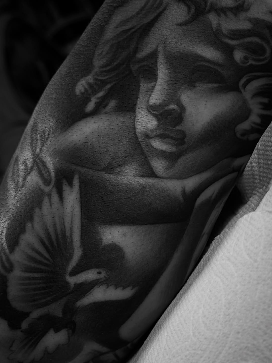 Tattoo by @josephpassion__ — black_and_grey, realism