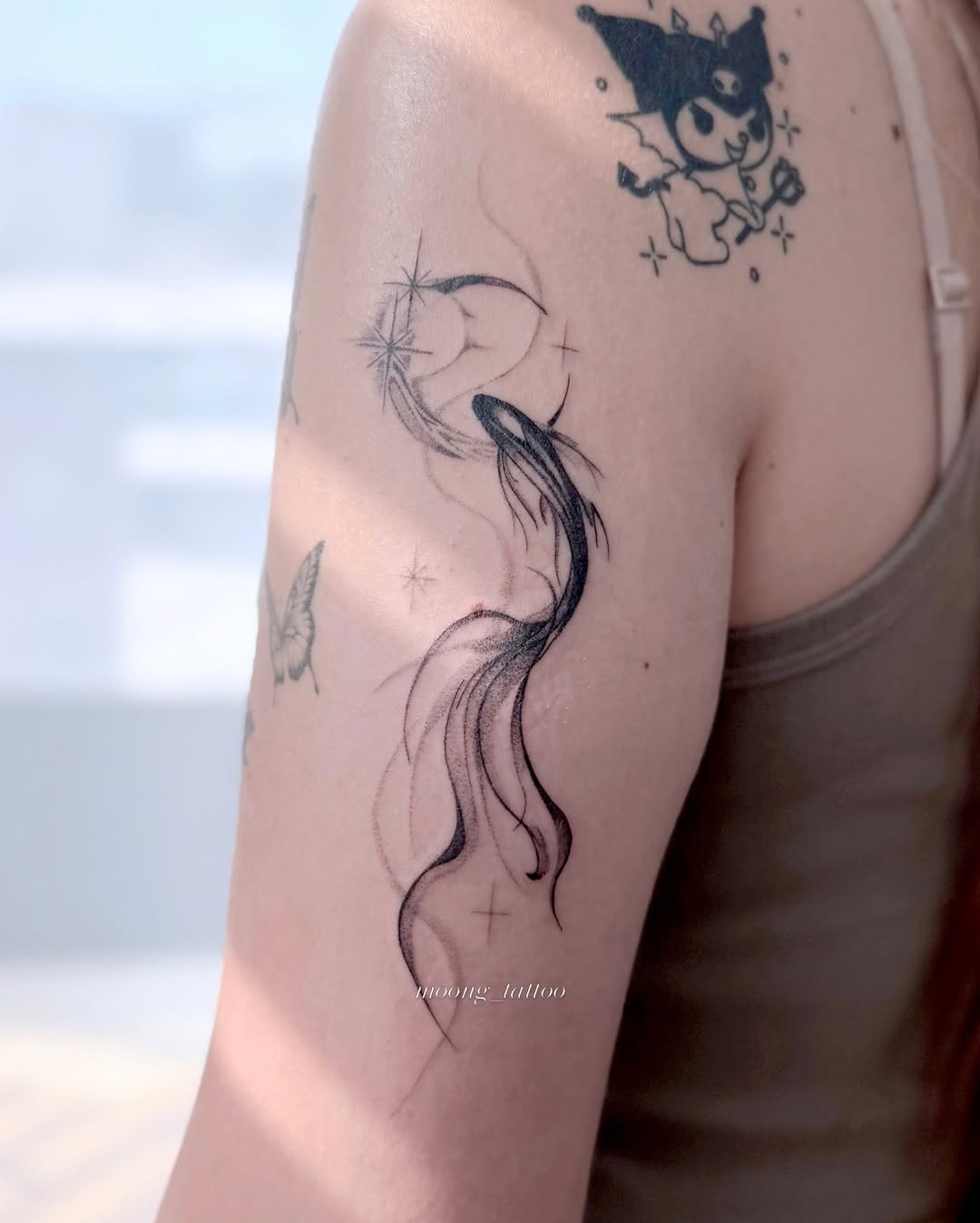 Tattoo by @moong_tattoo — black_and_grey, realism