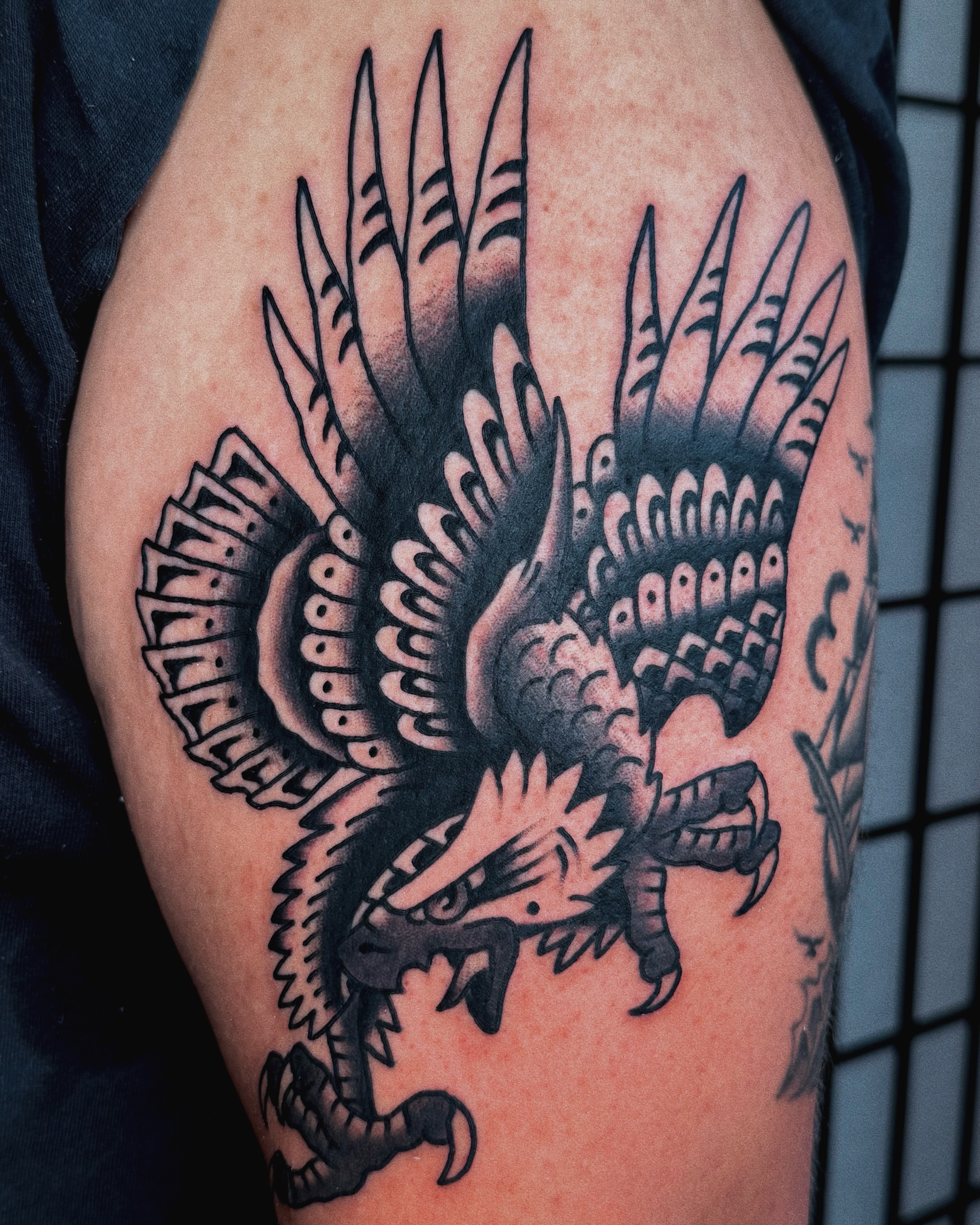 Tattoo by @seanmicheltattoo — american_traditional