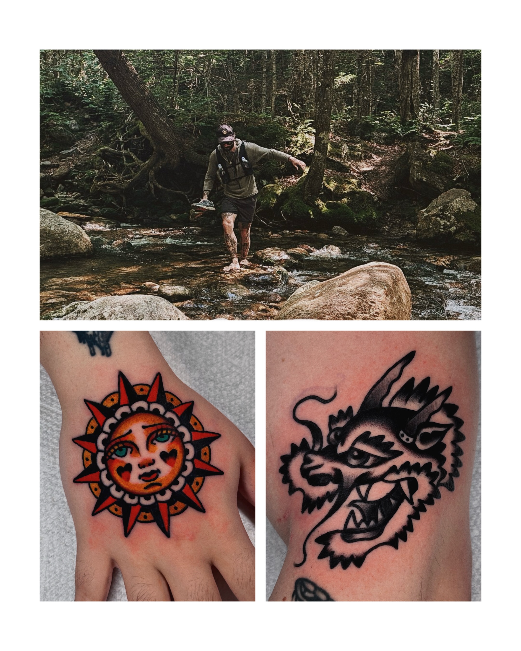Tattoo by @seanmicheltattoo — american_traditional, dotwork
