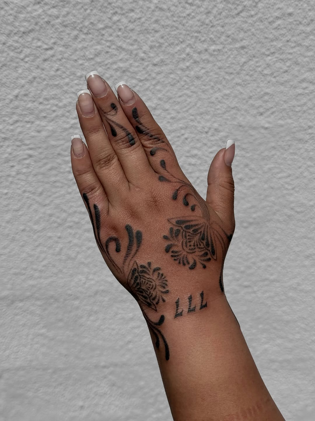 Tattoo by @avaniloutattoo — blackwork, ornamental