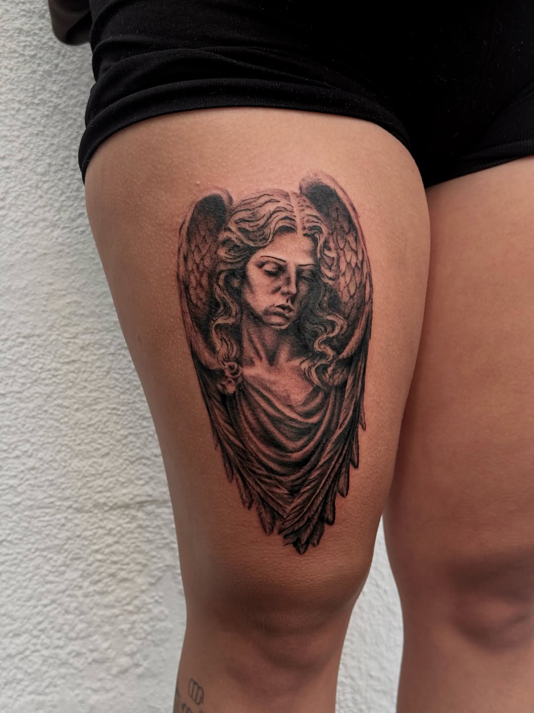 Tattoo by @avaniloutattoo — realism, black_and_grey