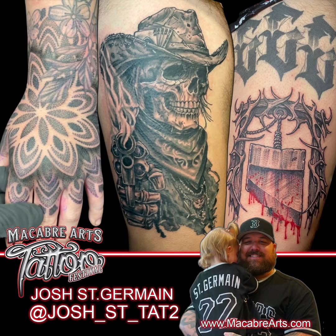 Tattoo by @josh_st_tat2 — black_and_grey, realism