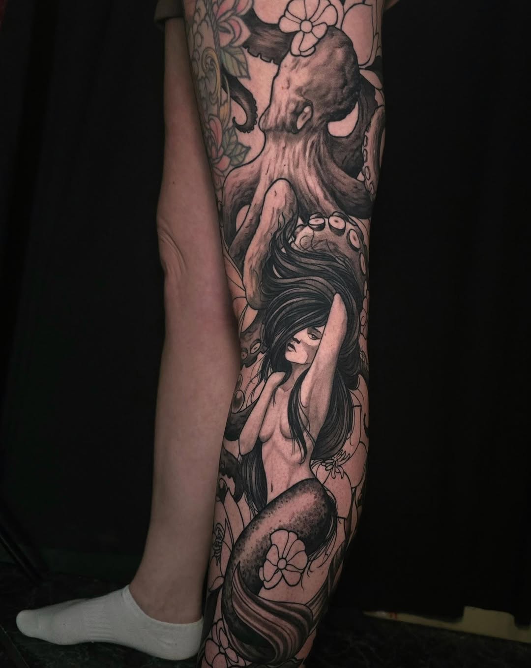 Tattoo by @gabsoucie — black_and_grey, realism