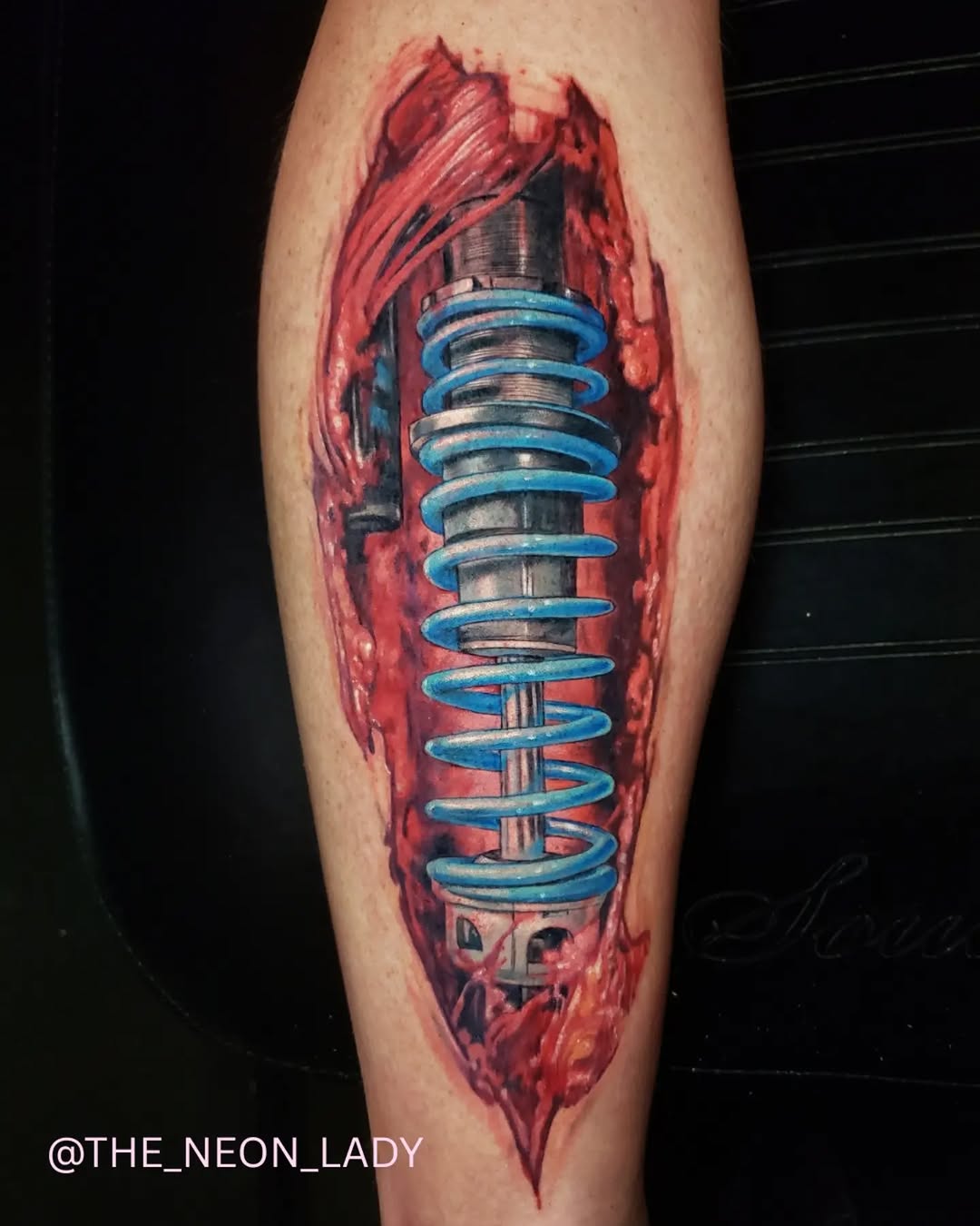 Tattoo by @the_neon_lady — realism, black_and_grey