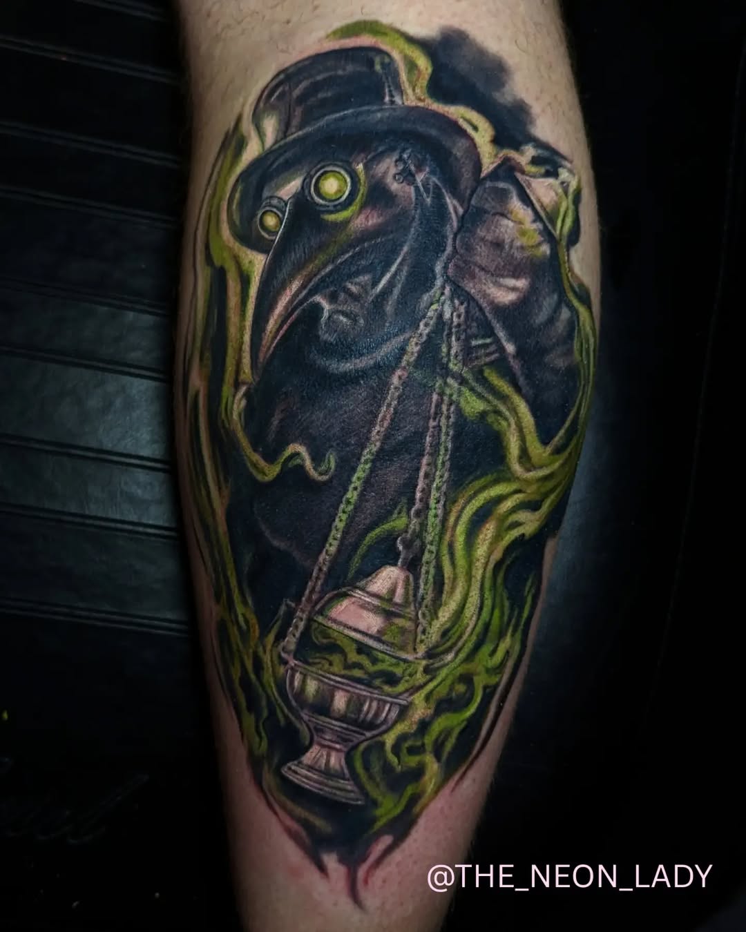 Tattoo by @the_neon_lady — realism, dark_realism