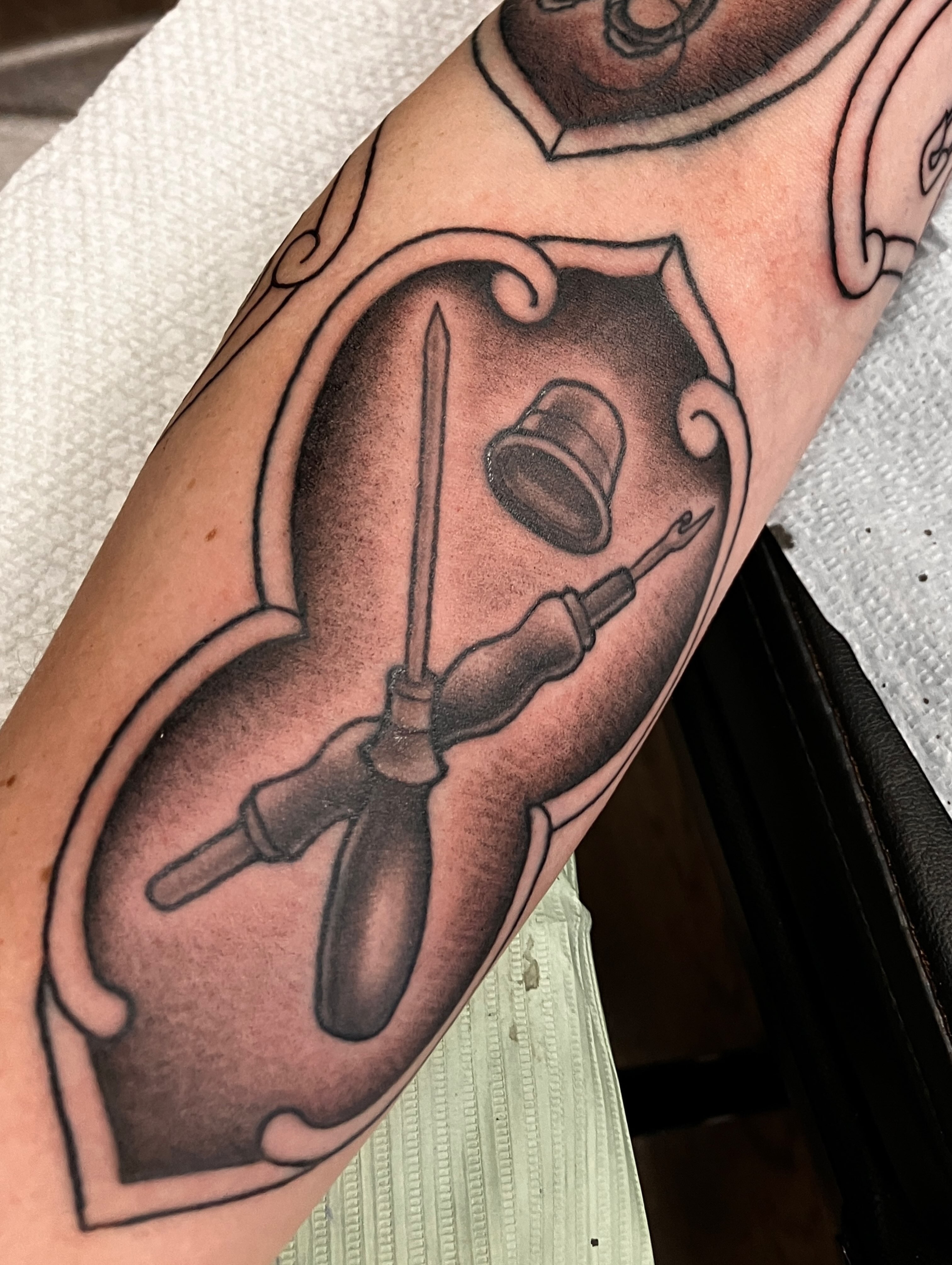 Tattoo by @bystevemartin — black_and_grey