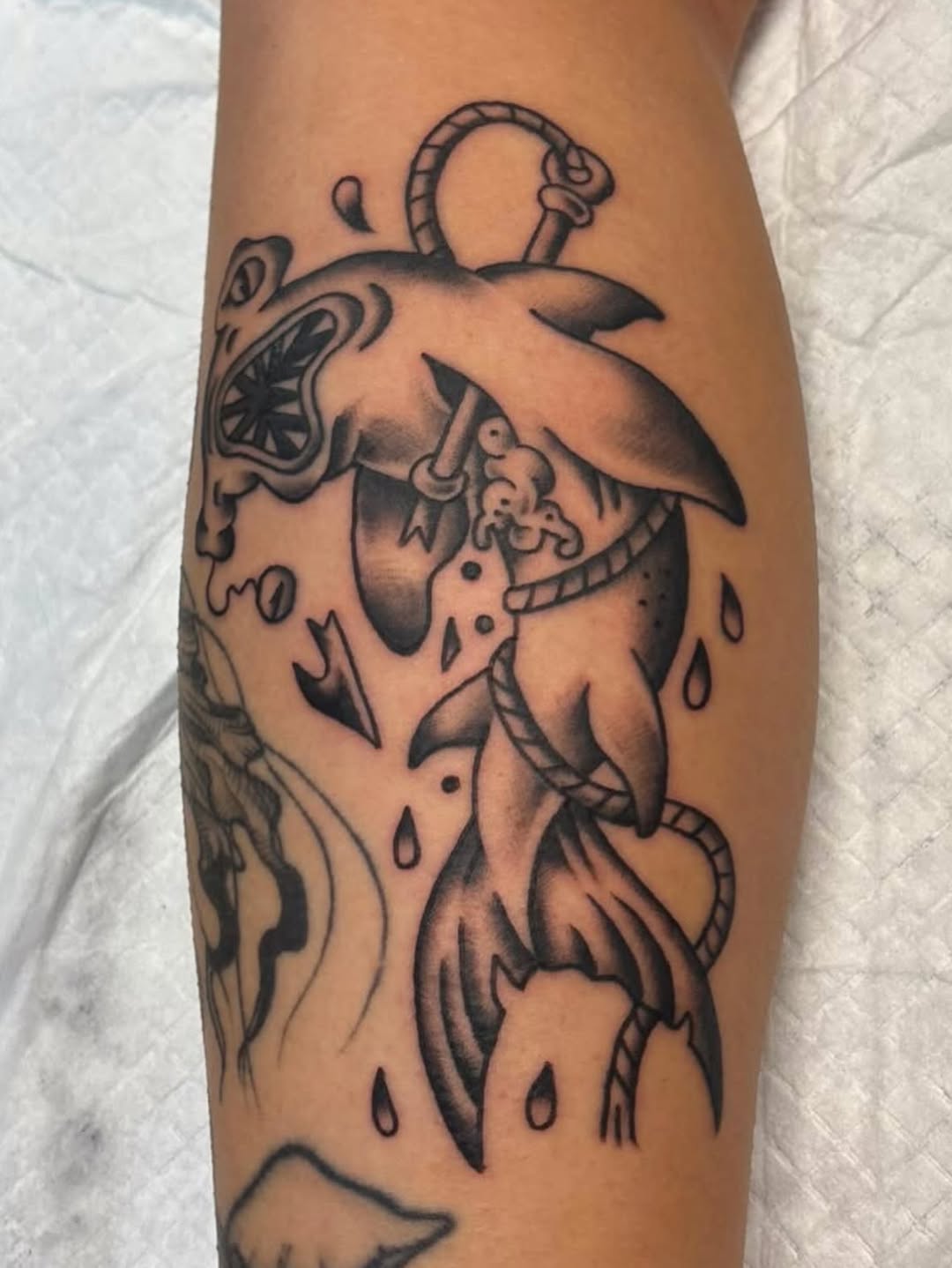 Tattoo by @eelliizzza — american_traditional, black_and_grey