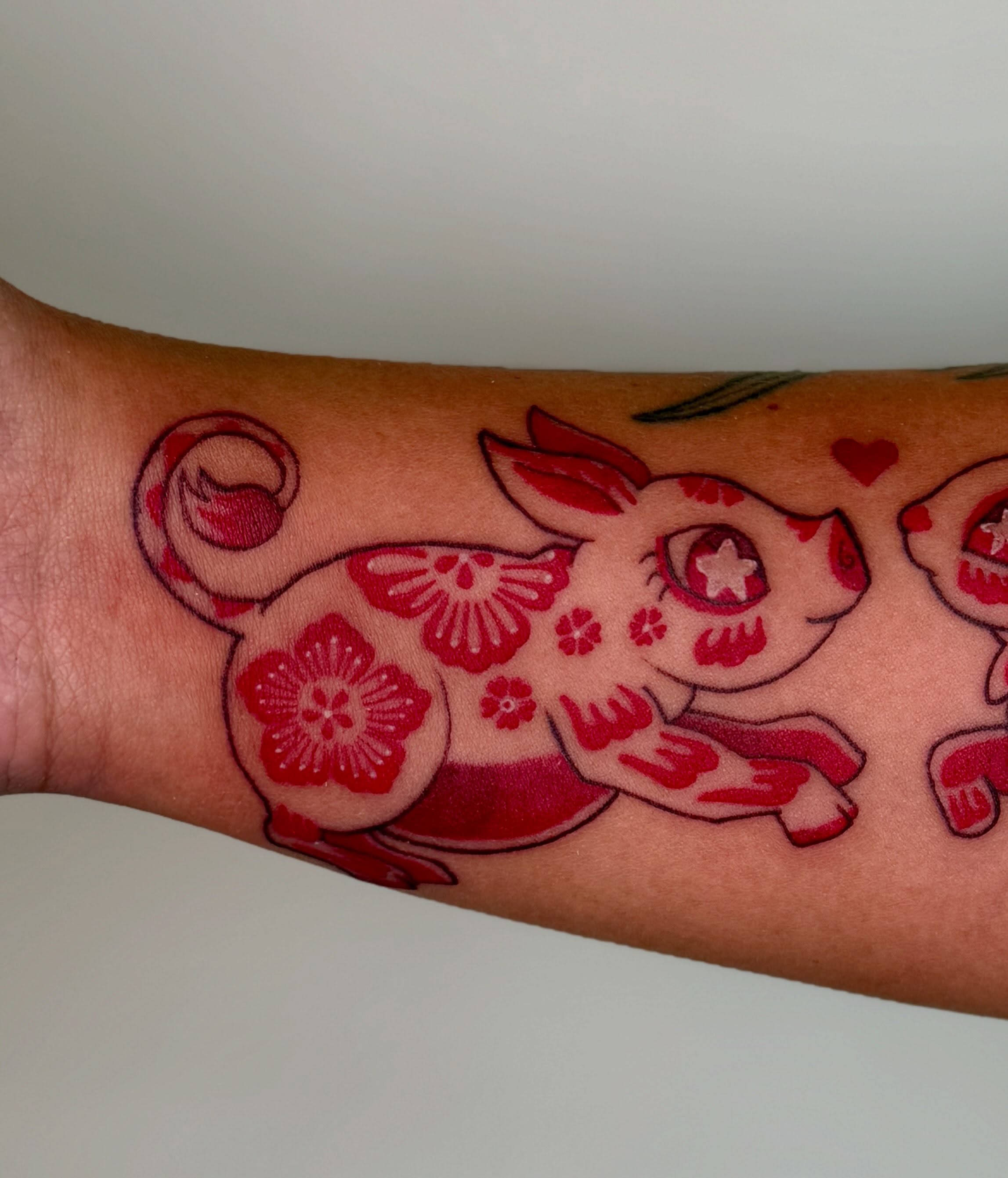 Tattoo by @pollenpowder — anime