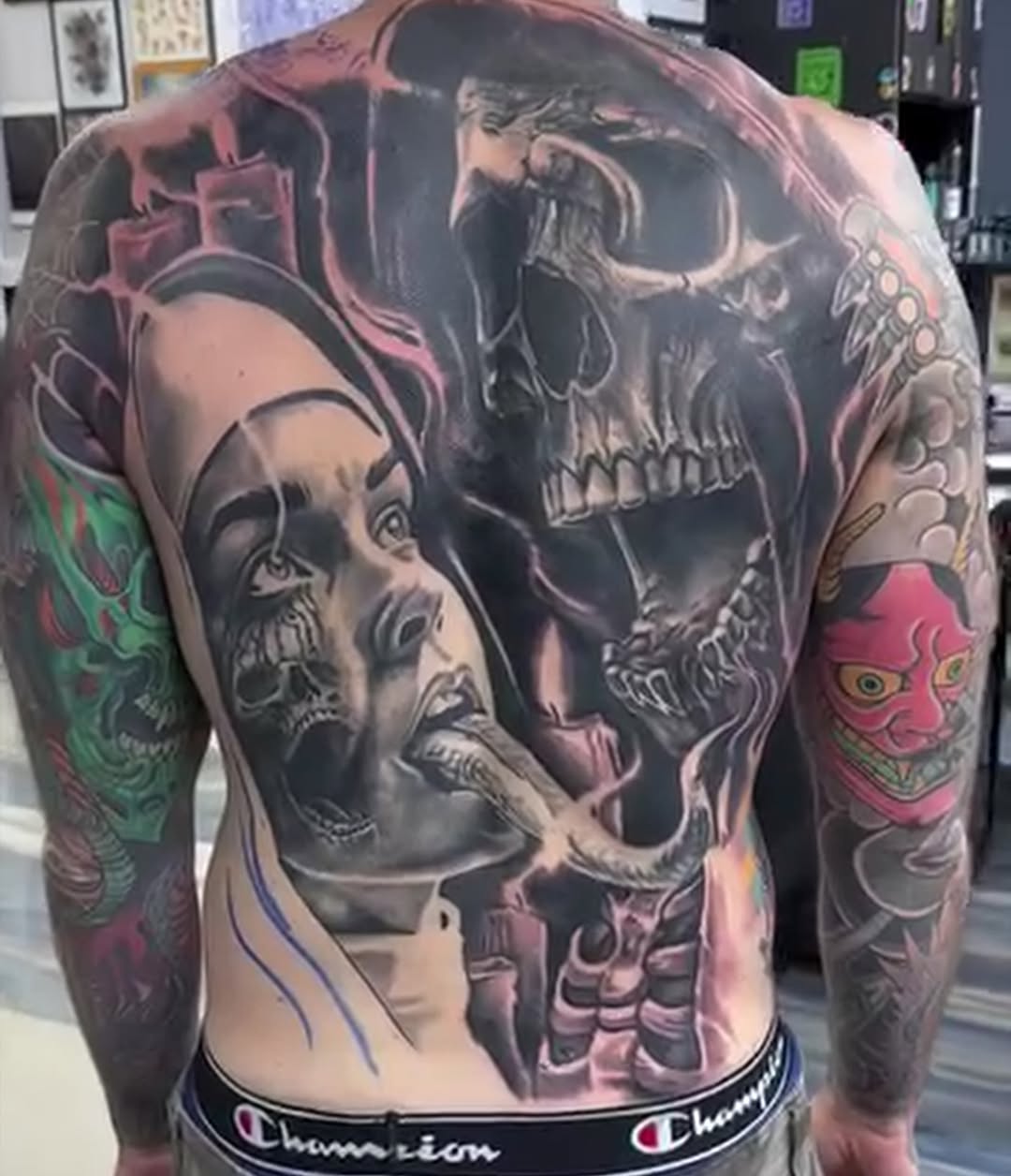 Tattoo by @stevebishov — realism, black_and_grey
