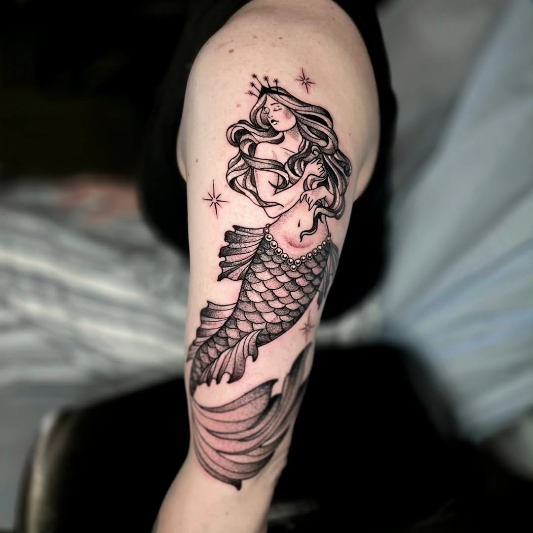 Tattoo by @adisontattoos โ american_traditional, black_and_grey