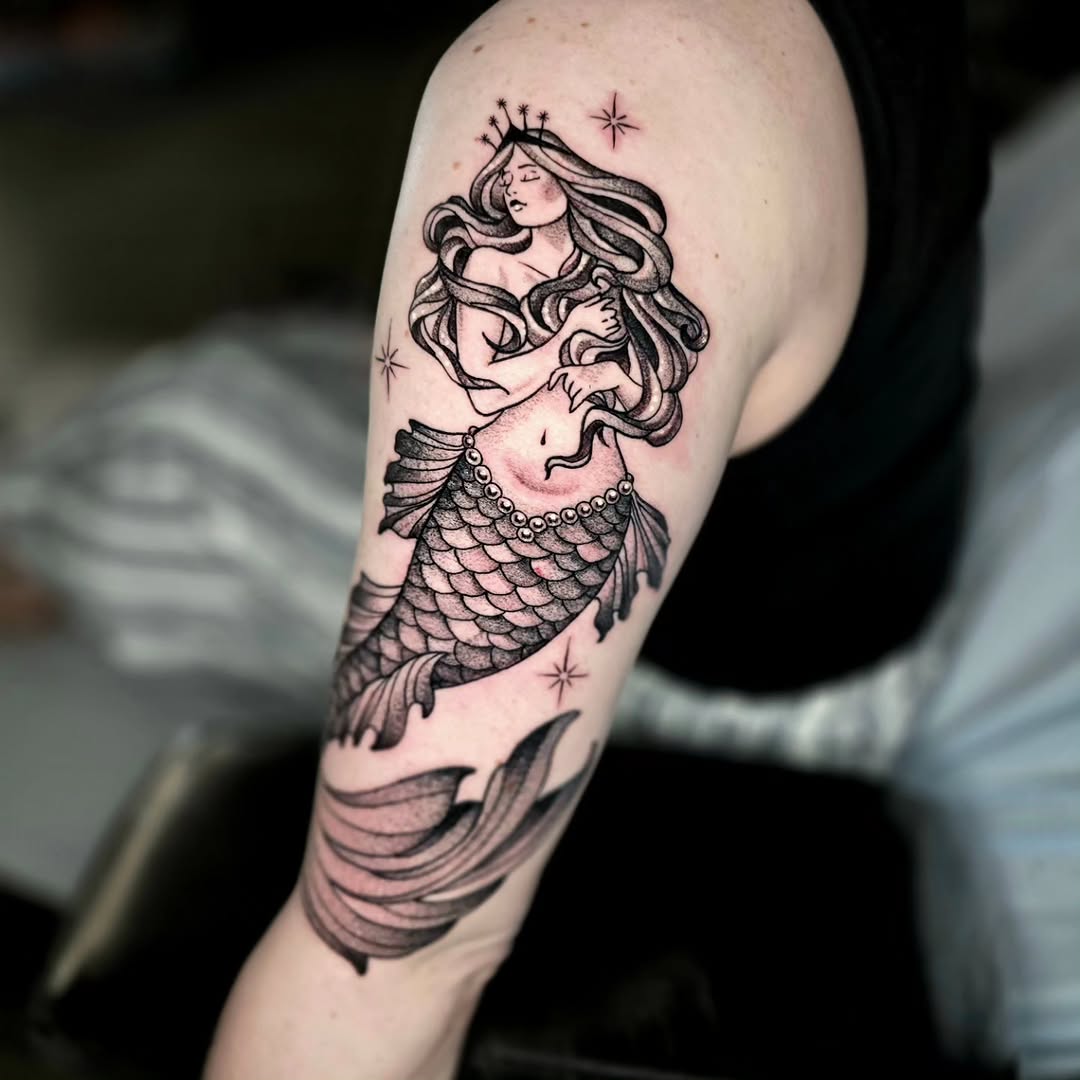 Tattoo by @adisontattoos โ american_traditional, black_and_grey