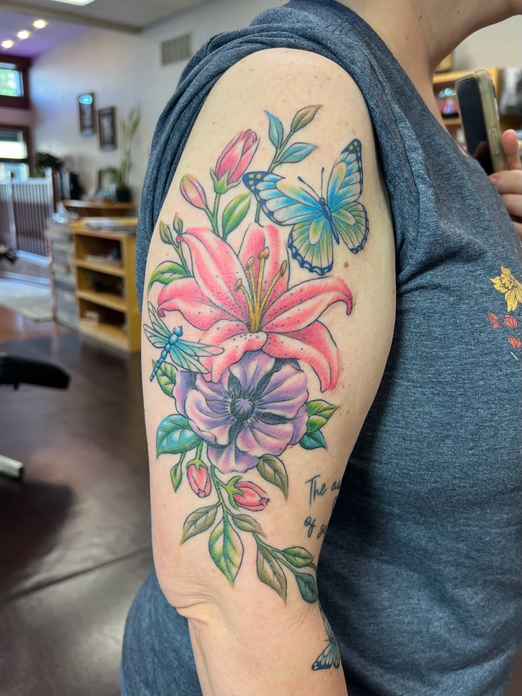 Tattoo by @lilylaurilatattoos — realism, fine_line